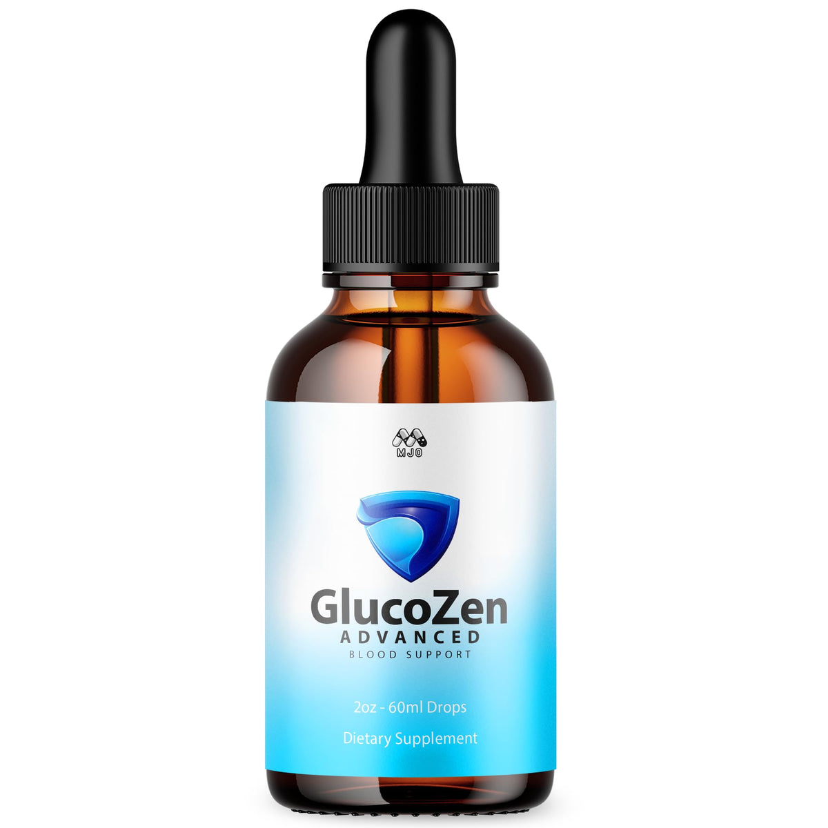 MJO Glucozen Drops vista frontal muestra presentación y facilidad de uso