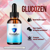 MJO Glucozen frasco abierto con gotero práctico para administración fácil