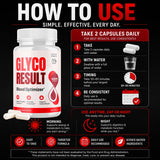 MJO Glyco Result primer plano de la cápsula, evidencia acabado y fácil ingestión