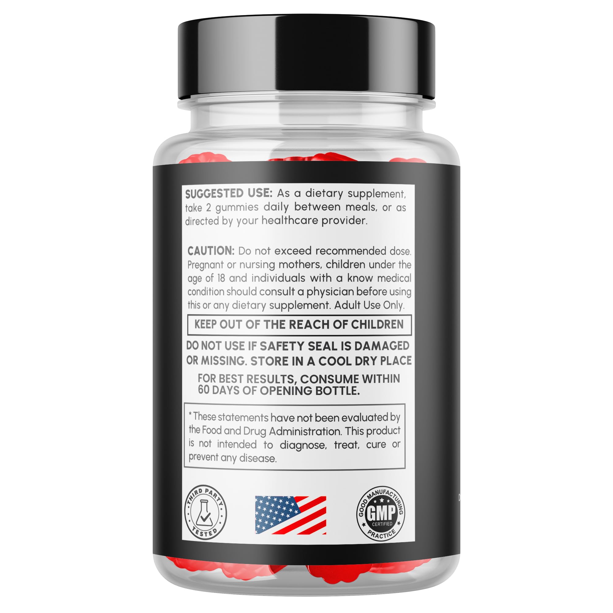 Etiqueta de MJO Horse Boost con lista de ingredientes y dosis clara