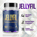 MJO Jellyfil etiqueta con lista de ingredientes naturales para transparencia informativa