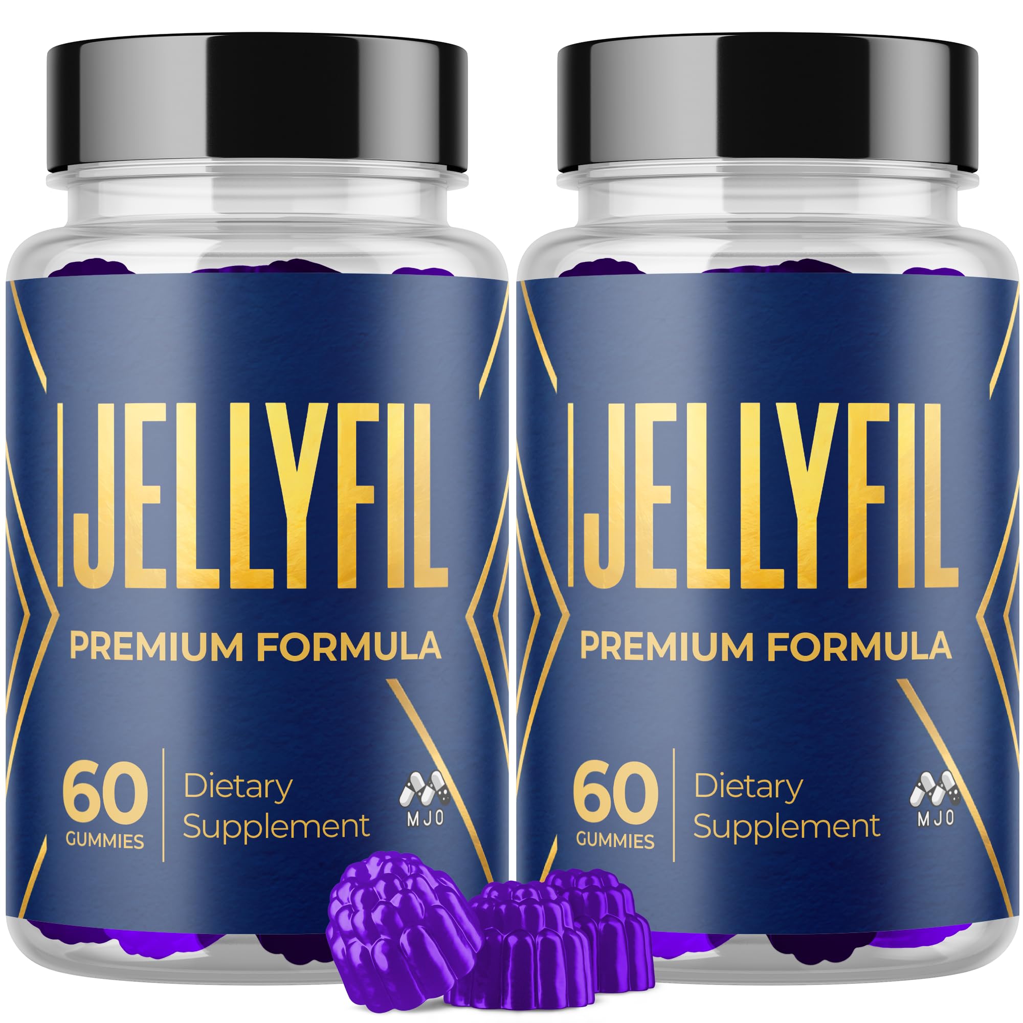 MJO Jellyfil gomitas frontal mostrando el envase y beneficio conveniencia