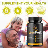 MJO Lean Peak comparación de tamaño en mano para apreciar la escala de la cápsula