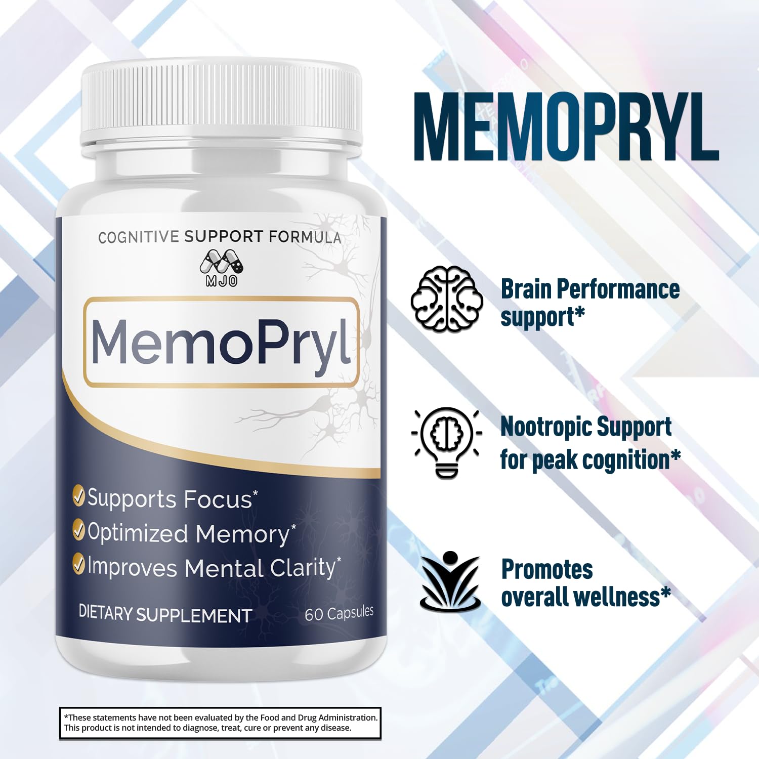 MJO Memopryl etiqueta con lista de ingredientes naturales y transparencia
