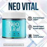 MJO Neo Vital Powder polvo disuelto en vaso listo para beber, mezcla rápida