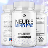 MJO embalaje lateral de Neuro Mind Pro con información visible y confianza