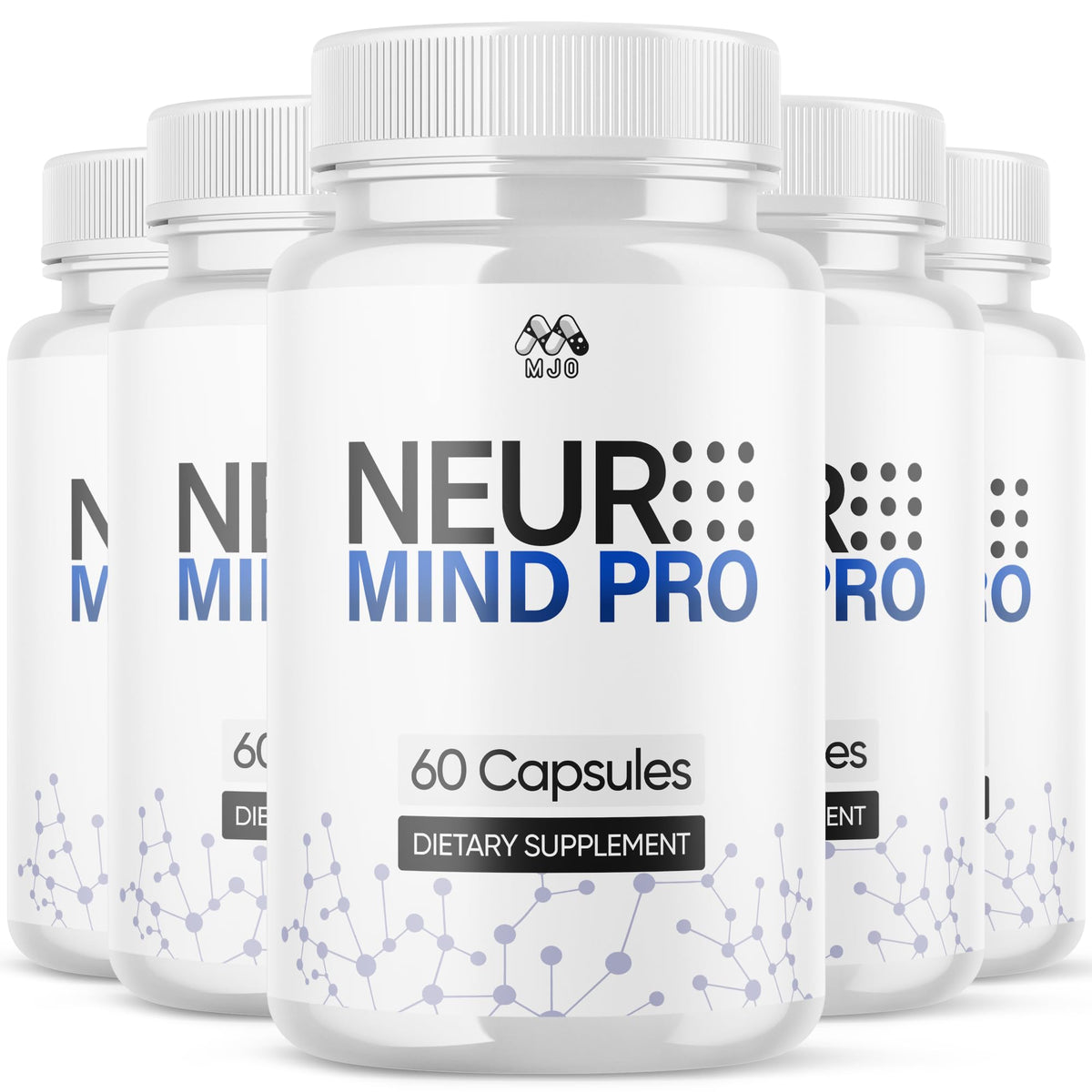 MJO Neuro Mind Pro vista frontal del empaque que muestra aspecto profesional y claridad
