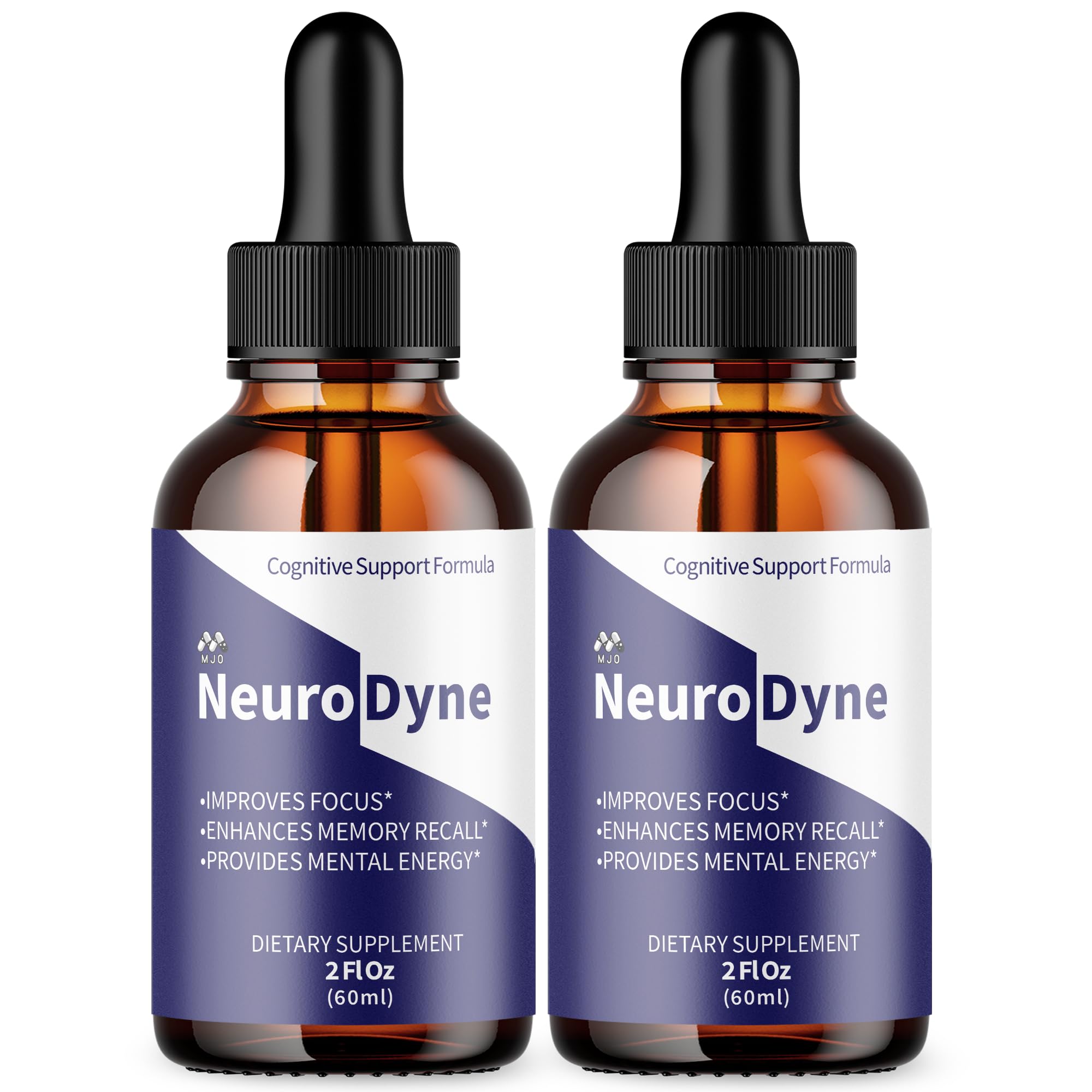 MJO Neurodyne frasco frontal mostrando etiqueta y formato práctico