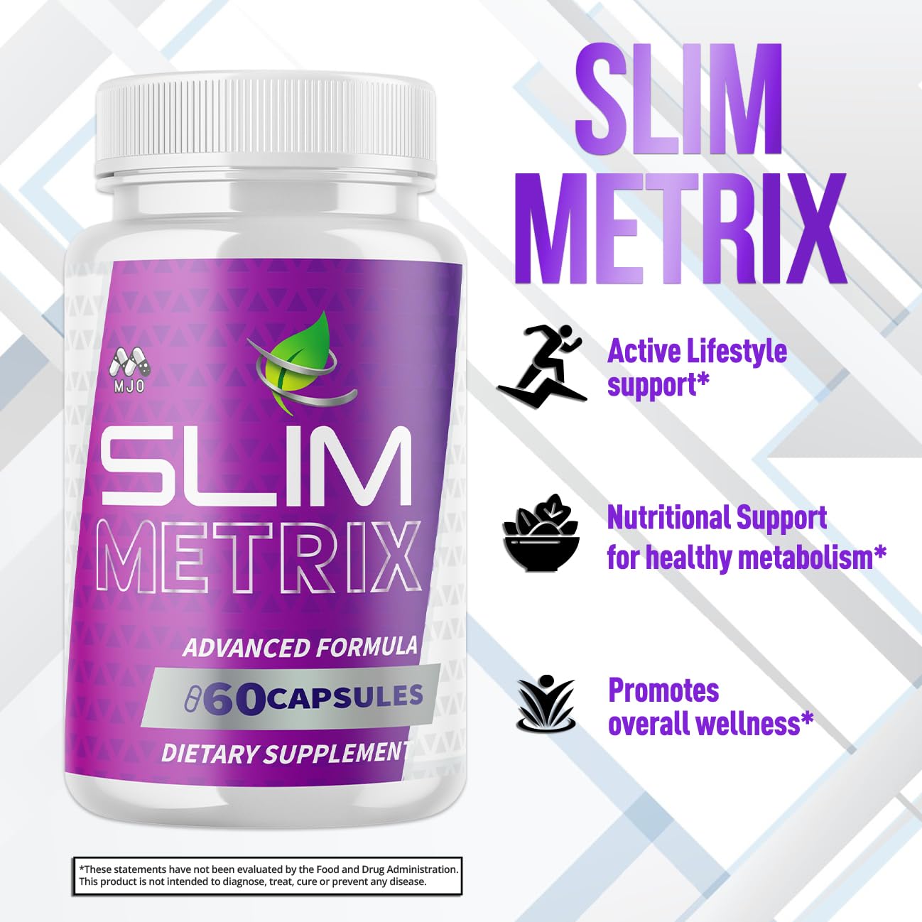 MJO Slim Metrix etiqueta nutricional legible que ayuda a la transparencia