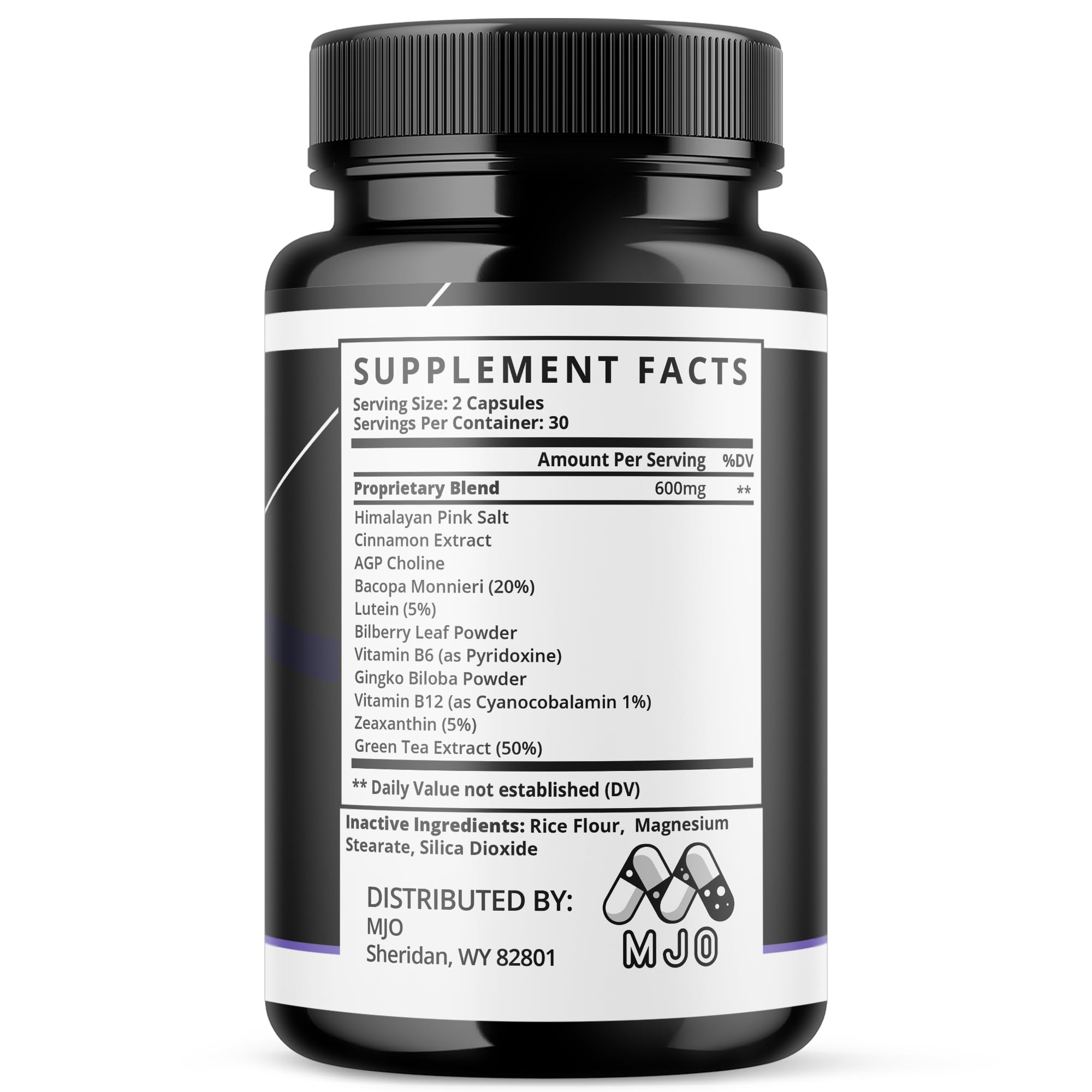 MJO SlimTide material del frasco y tapa, destacando protección y almacenamiento