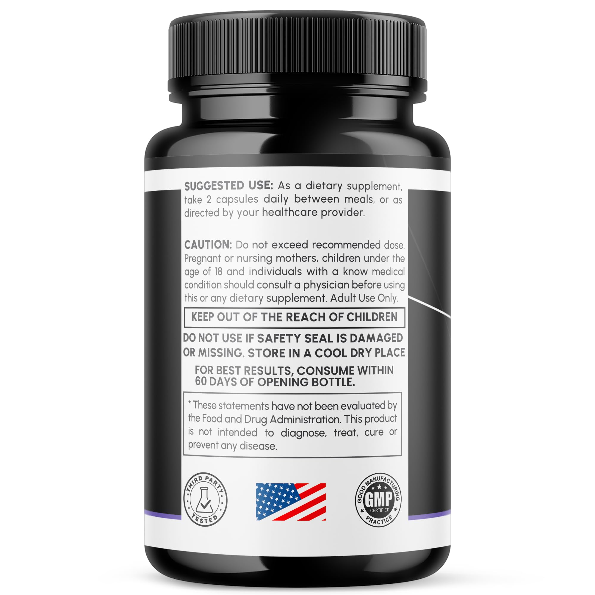 MJO presentación SlimTide 60 cápsulas mostrando cantidad por envase
