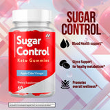Envase MJO SugarControl abierto con gominolas visibles — acceso sencillo y almacenamiento seguro