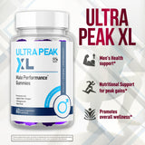 MJO etiqueta Ultra Peak XL detalle de ingredientes y dosis clara