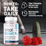 MJO Vital Boost XL en mano para comparar tamaño y porción conveniente