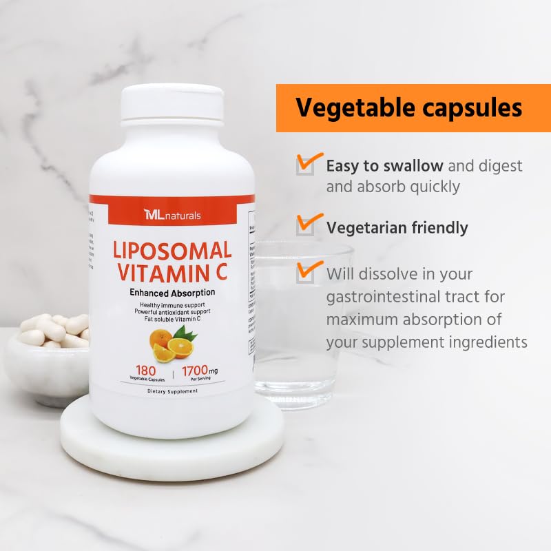 ML Naturals etiqueta nutricional legible con ingredientes clave visibles