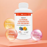 ML Naturals extracto de bilberry en primer plano que resalta contenido de antocianósidos