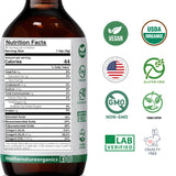 Mother Nature Organics gotas de aceite aplicadas en cuero cabelludo, nutre y suaviza