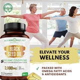 Mother Nature Organics 180 cápsulas desplegadas para visualizar cantidad y valor
