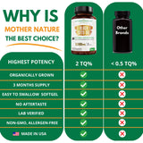 Mother Nature Organics semillas Nigella sativa que identifican el origen turco