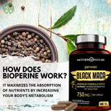 MNO Organic Raw Black Maca en cocina con ingredientes naturales como parte de estilo de vida saludable