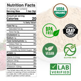Mother Nature Organics batido con maca roja energía natural