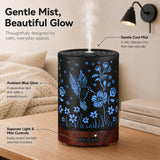 mocosa Hummingbird con las siete luces LED encendidas creando ambiente