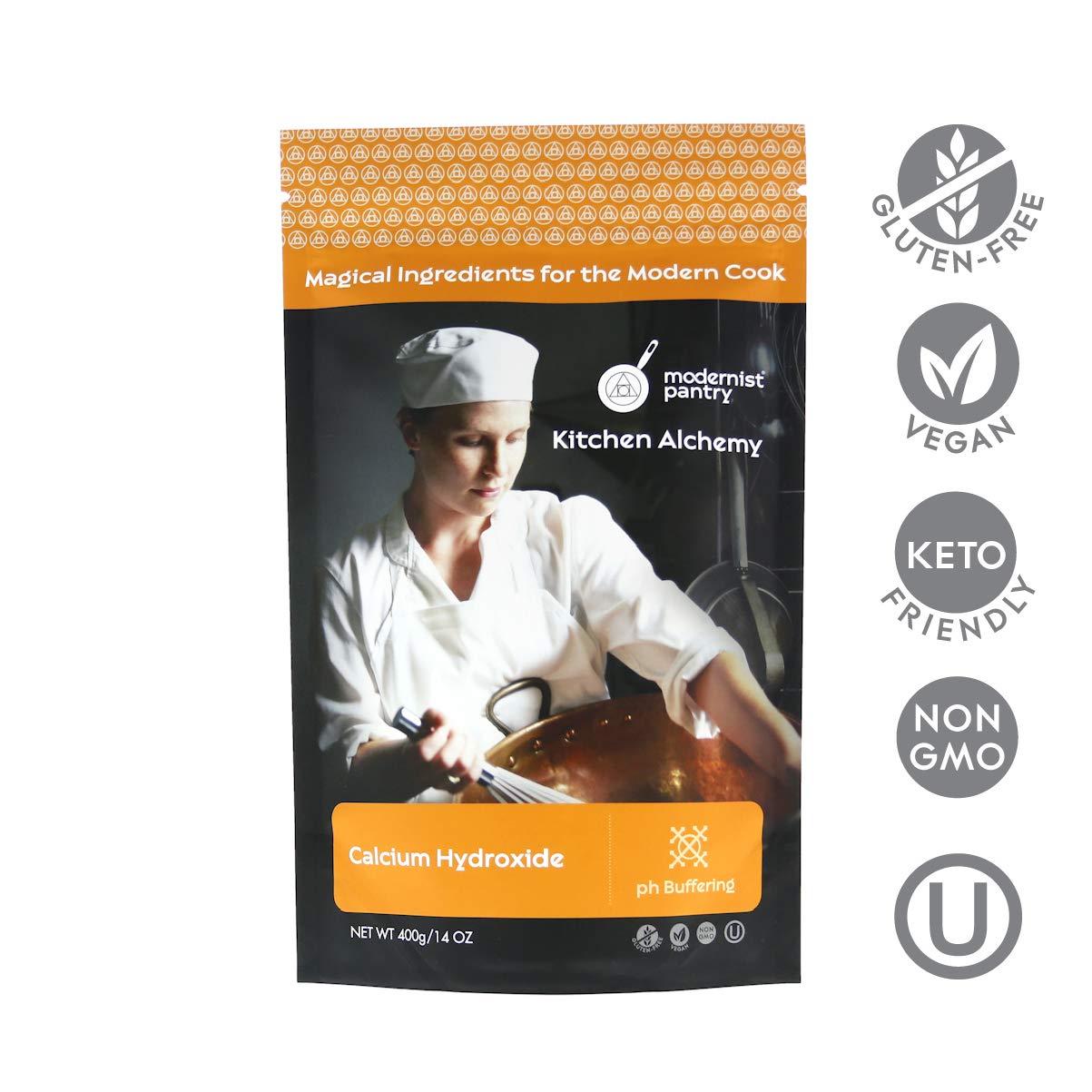 Modernist Pantry polvo fino de cal apagada, textura uniforme para dosificar