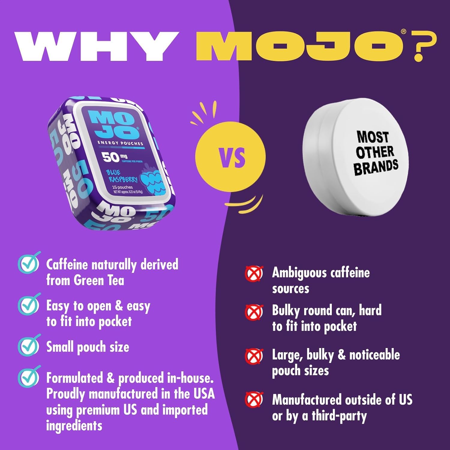 MOJO slider pack junto a llaves para comparar tamaño portátil