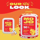 MOJO selección de sabores en carpilla: frutales y menta para elegir