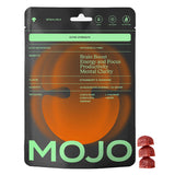 Mojo frente del empaque mostrando nombre y beneficio de enfoque