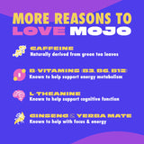 MOJO demostración de uso en boca para absorción rápida y discreta