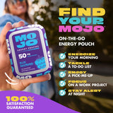MOJO ingredientes clave mostrados para claridad sobre composición
