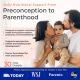 Molecular Fertility etiqueta nutricional legible con datos de EPA DHA