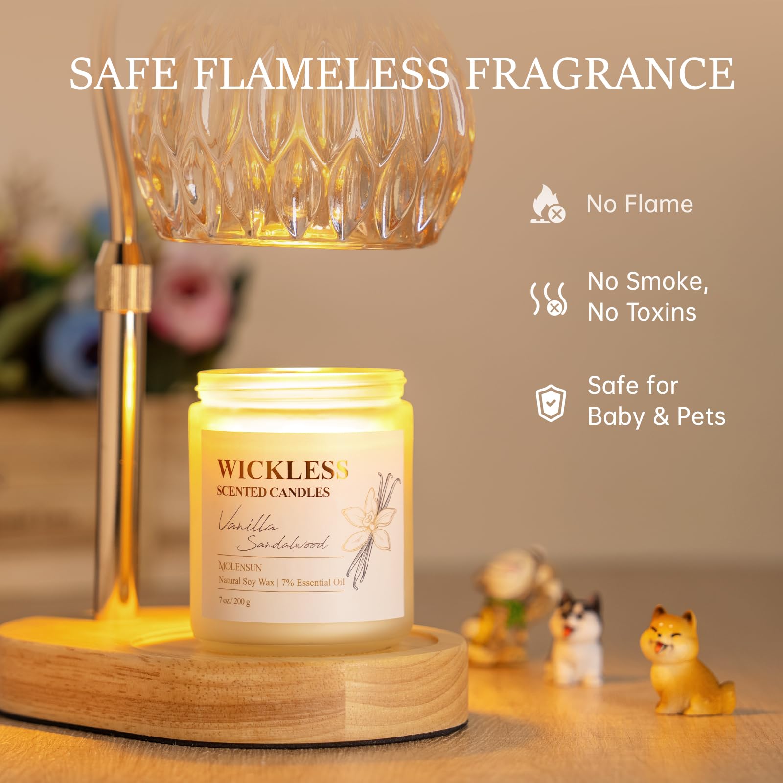 Molensun ambiente de salón con fragancia activa creando atmósfera cálida y acogedora