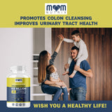 MOM NUTRIX comparación de tamaño en manos indicando porción y facilidad de uso