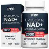 MOM NUTRIX envase frontal claro mostrando 120 cápsulas y beneficios principales