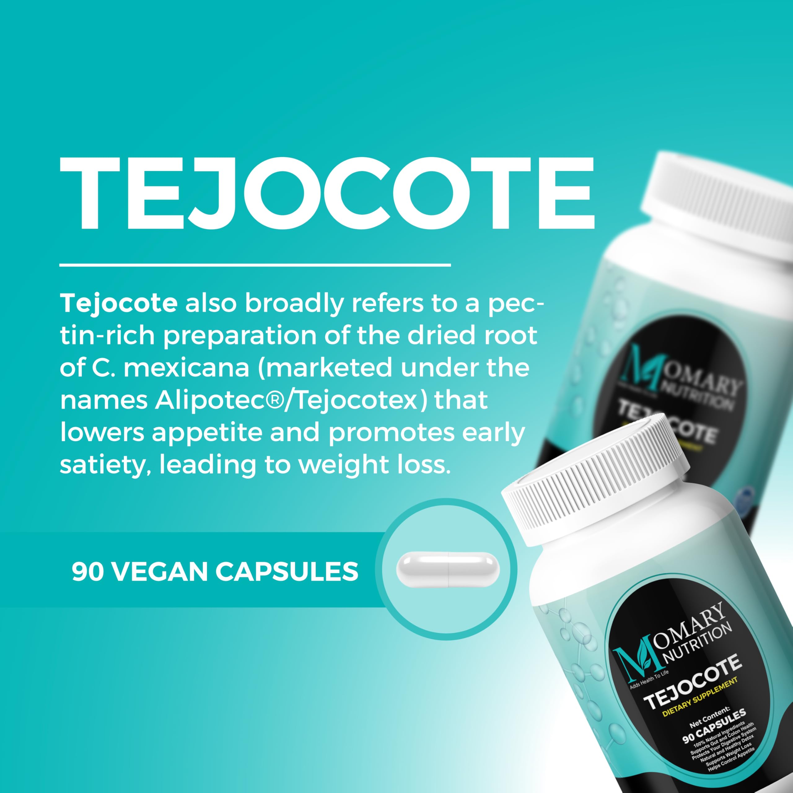 MOMARY NUTRITION raíz de tejocote cercano que sugiere control del apetito