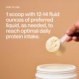 Momentous proteína en smoothie con frutas, incremento nutritivo y sabor balanceado