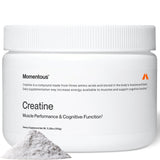 Momentous envase frontal visible, diseño claro y beneficio de pureza