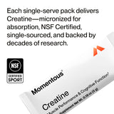 Batido post-entreno con Momentous creatina, mejora recuperación y rendimiento
