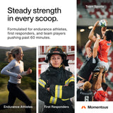 Momentous Fuel etiqueta con sello NSF Certified for Sport que aporta confianza y pureza