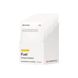 Momentous Fuel envase frontal con diseño y sabor mango, claridad de la marca y confianza
