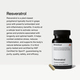 Momento de sostener una cápsula Momentous Resveratrol para dosificación fácil
