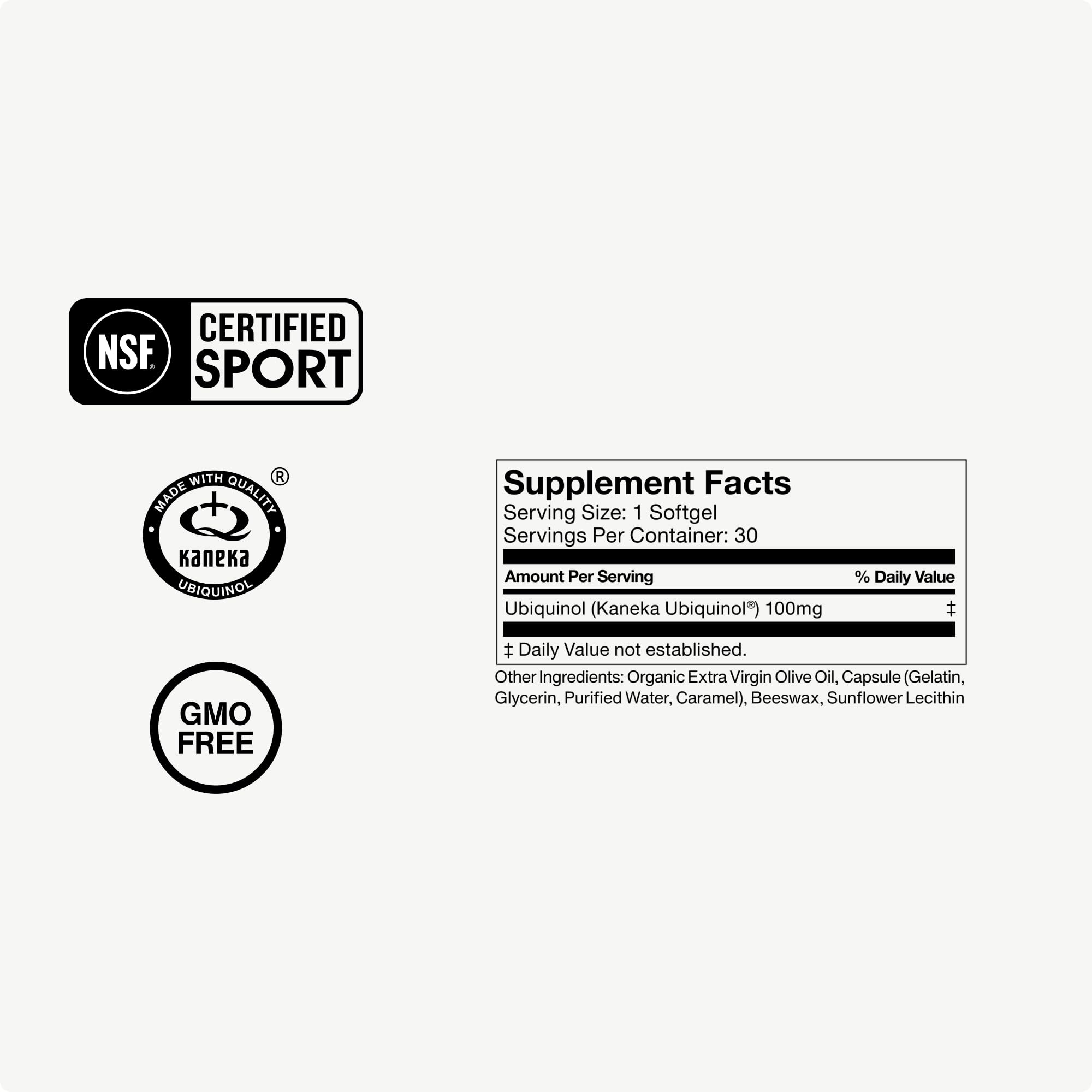 Momentous ubiquinol deportista tomando suplemento antes de entrenamiento