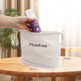 Momfree bolsa de lona cerrada almacenando el kit para llevar al hospital
