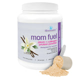 Momsanity textura del polvo MOM Fuel cercana con mezcla cremosa y fácil disolución