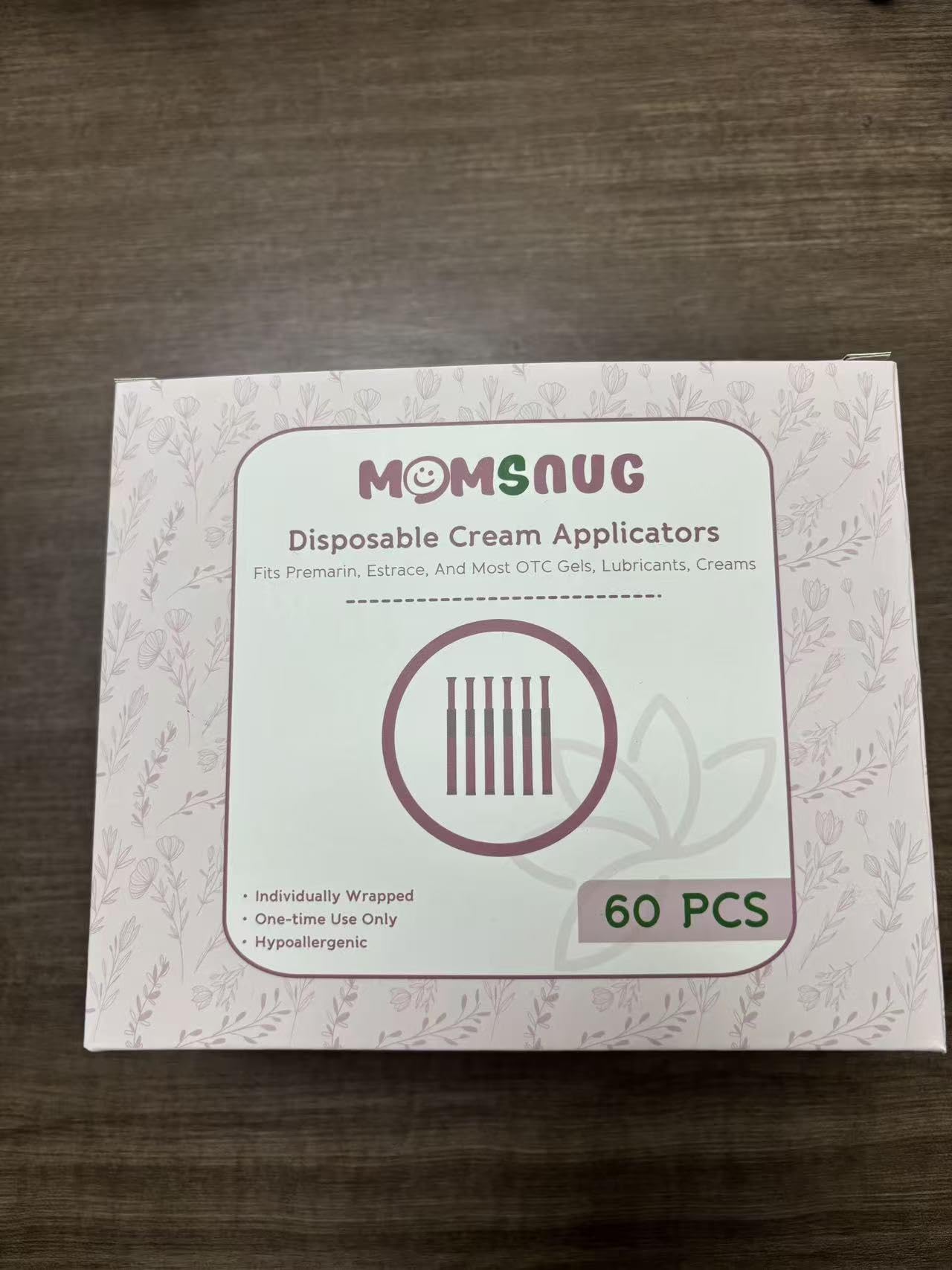 Momsnug imagen de etiqueta con compatibilidades y usos claramente listados