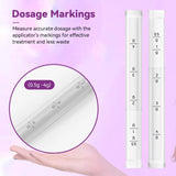 Momsnug marcas de dosificación visibles para control preciso