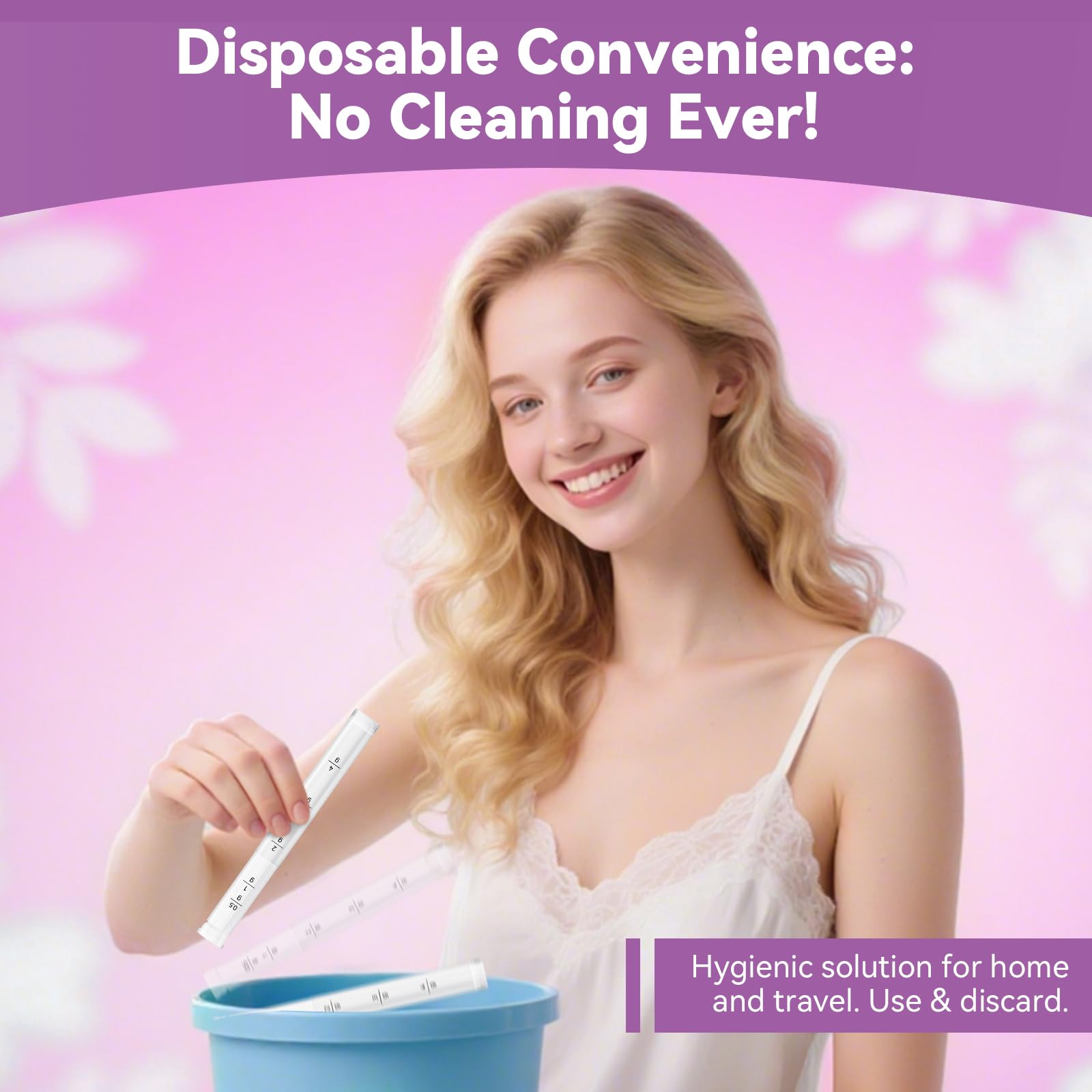 Momsnug aplicador cargado con gel antes de la inserción, preparación sencilla