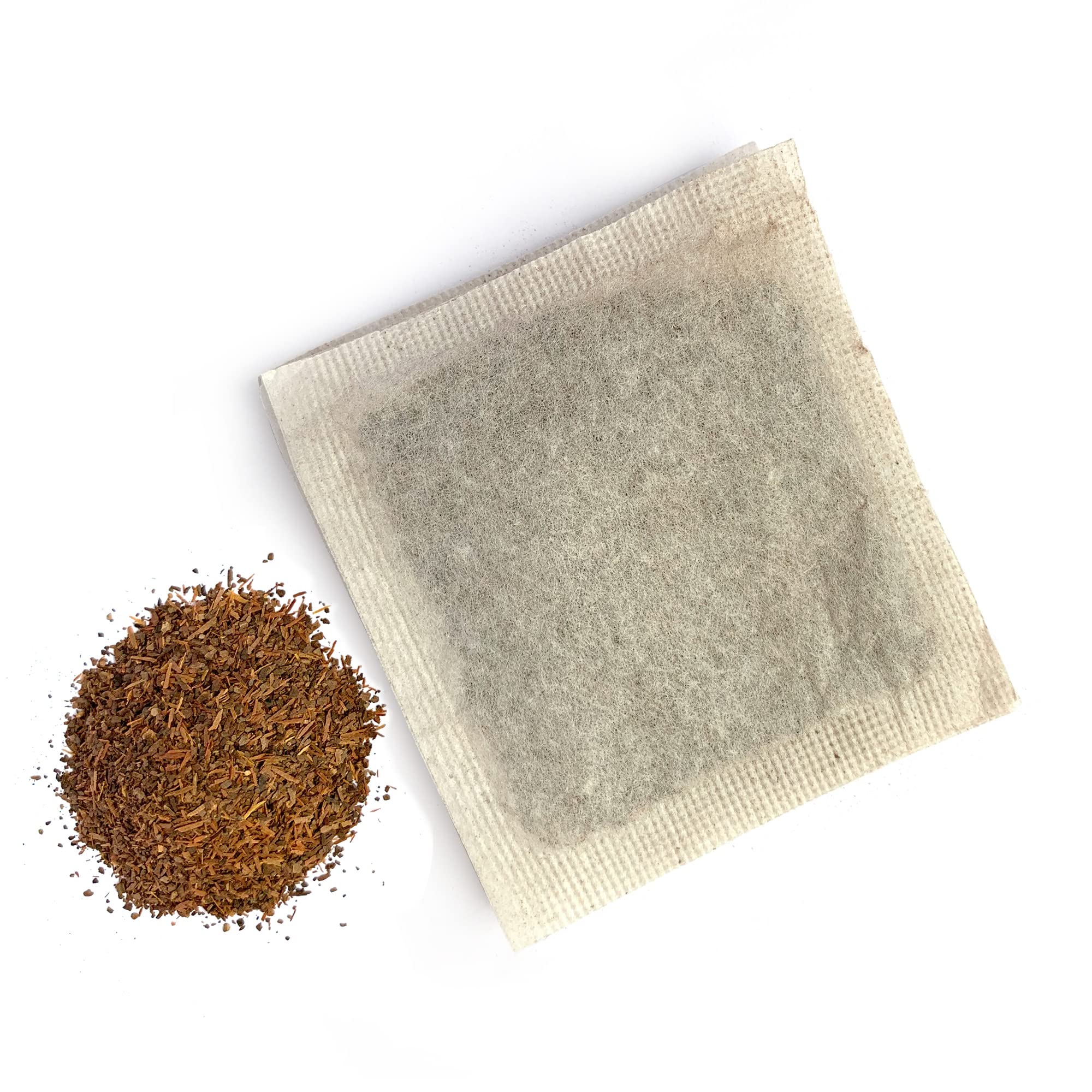 MONTEREY BAY HERB CO bolsa de filtro sin cuerda, detalle del papel sin blanquear y limpieza